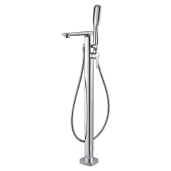 Flova Urban Floorstanding Bath Shower Mixer with Handset Kit