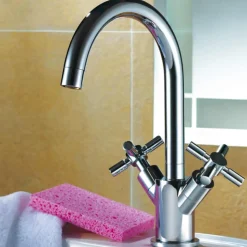 Flova XL Dual Crosshead Handle Monobloc Kitchen Mixer