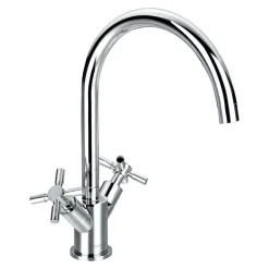 Flova XL Dual Crosshead Handle Monobloc Kitchen Mixer