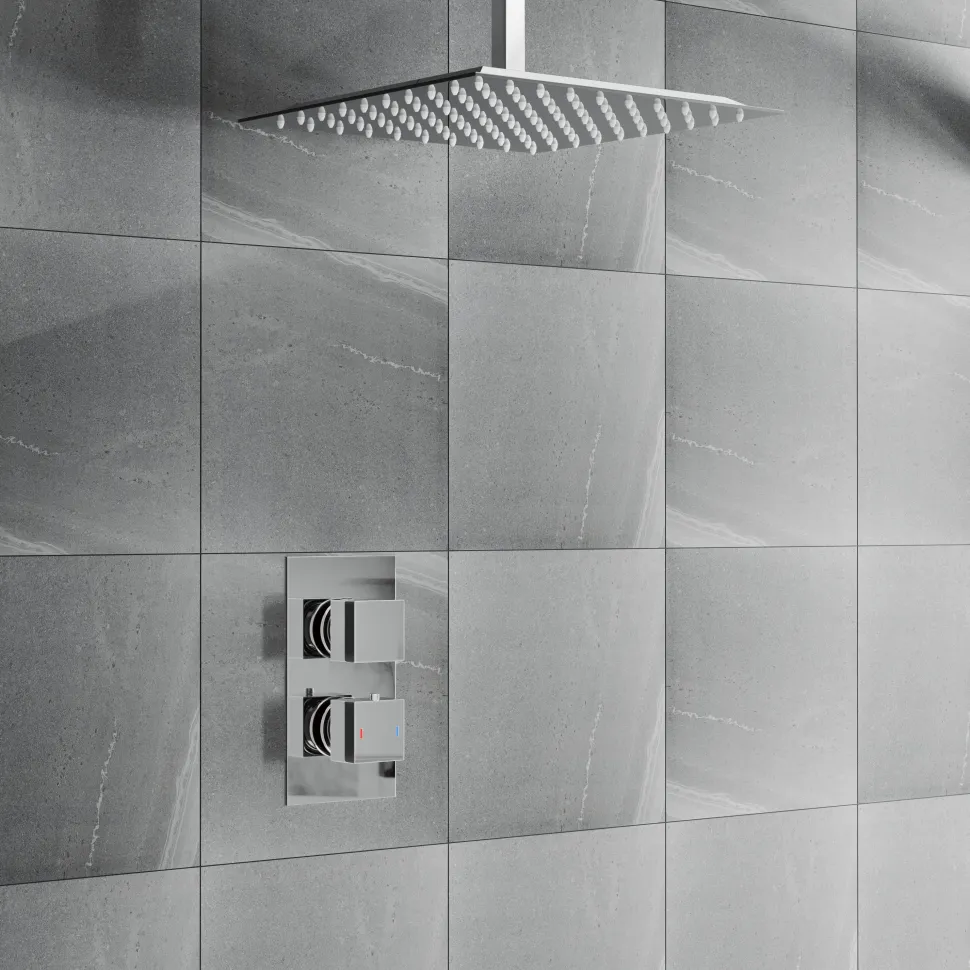 Flynn Concealed Shower Valve & Fixed Shower Head