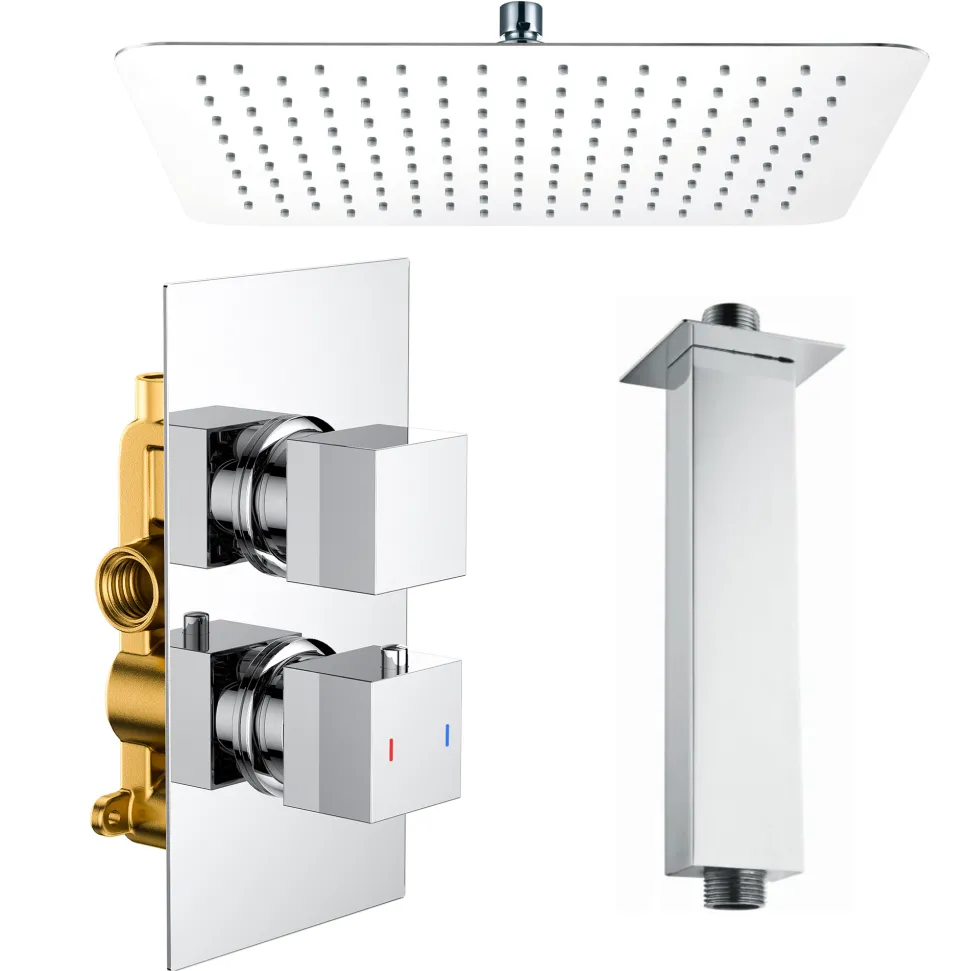 Flynn Concealed Shower Valve & Fixed Shower Head