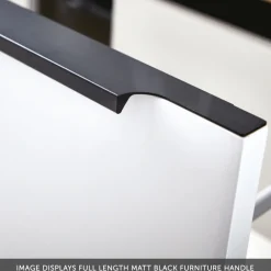 Freddie Matt Black Wrap Over Furniture Handle - 800mm