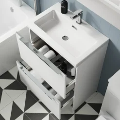 Freddie 600mm Floorstanding Vanity Unit & Basin