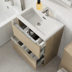 Freddie 600mm Floorstanding Vanity Unit & Basin