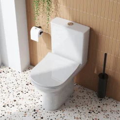 Freddie Reinforced Shower Bath Suite with Rimless Toilet