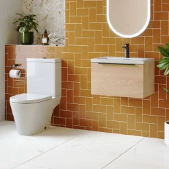 Freddie Rimless Toilet & Vanity Unit Bathroom Suite