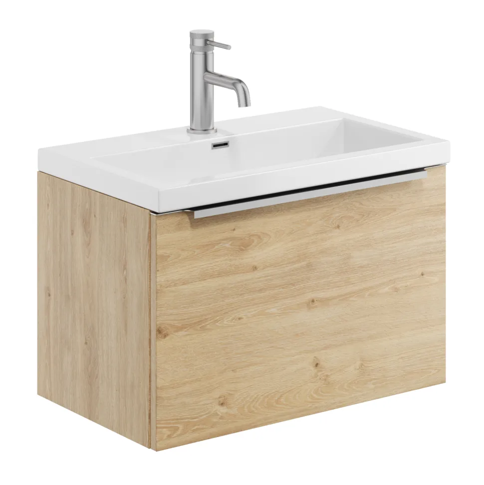 Freddie Rimless Toilet & Vanity Unit Bathroom Suite