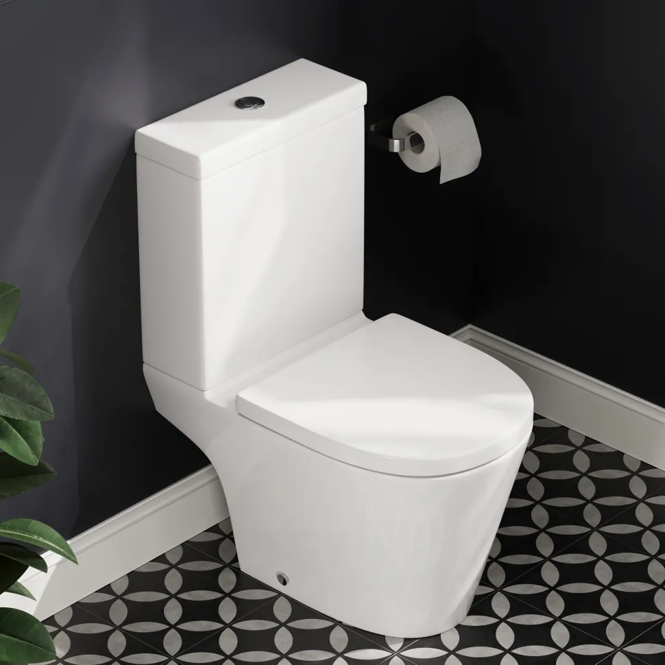 Freddie Rimless Toilet & Vanity Unit Bathroom Suite