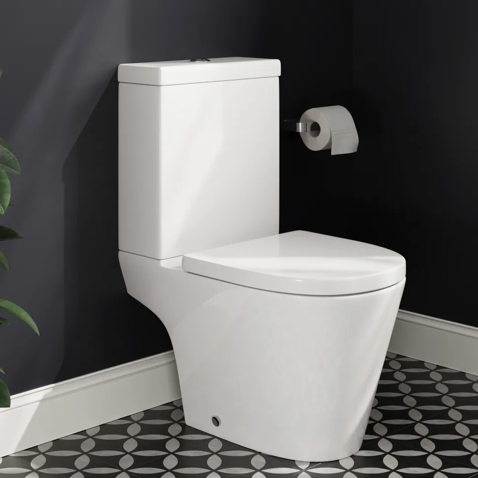 Freddie Rimless Toilet & Vanity Unit Bathroom Suite