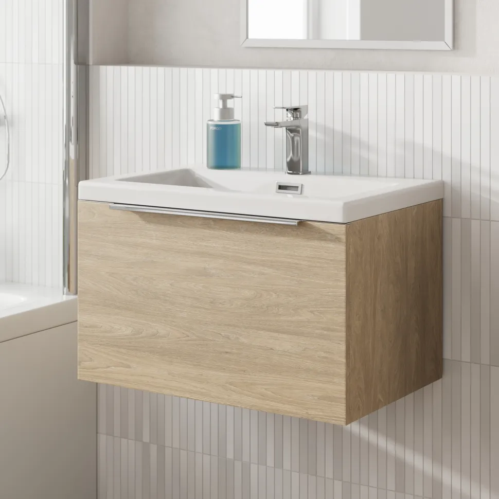 Freddie Rimless Toilet & Vanity Unit Bathroom Suite
