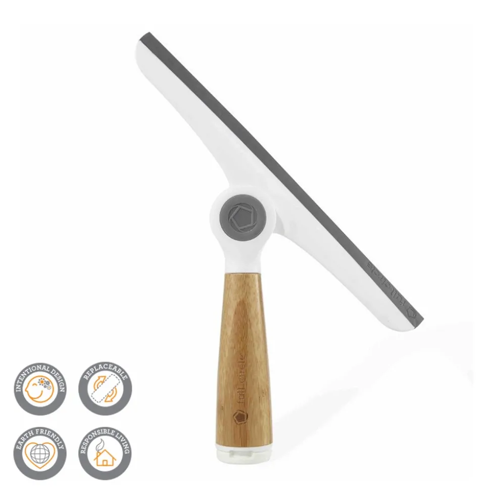 Full Circle Wipe Out Pivoting Squeegee - White