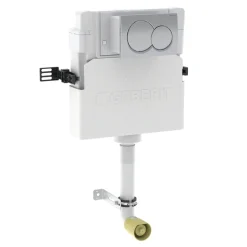 Geberit Alpha Concealed Cistern with Dual Flush Plate