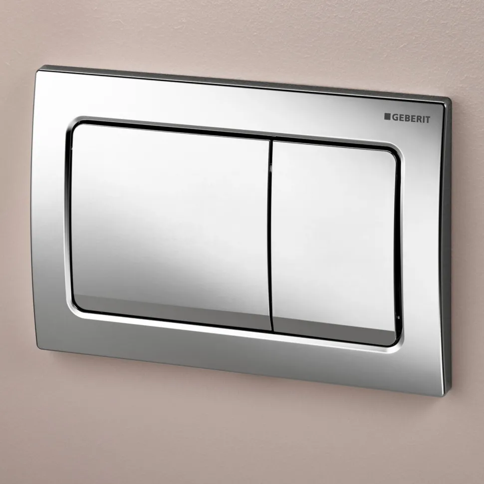 Geberit Alpha01 Square Dual Flush Plate