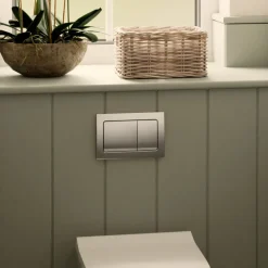 Geberit Alpha01 Square Dual Flush Plate