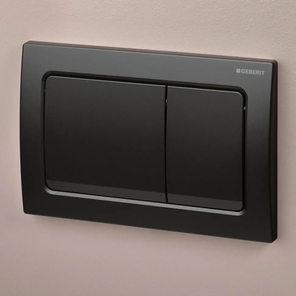 Geberit Alpha01 Square Dual Flush Plate