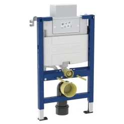 Geberit Duofix 820mm Concealed Frame & Alpha Cistern for Wall Hung Toilet