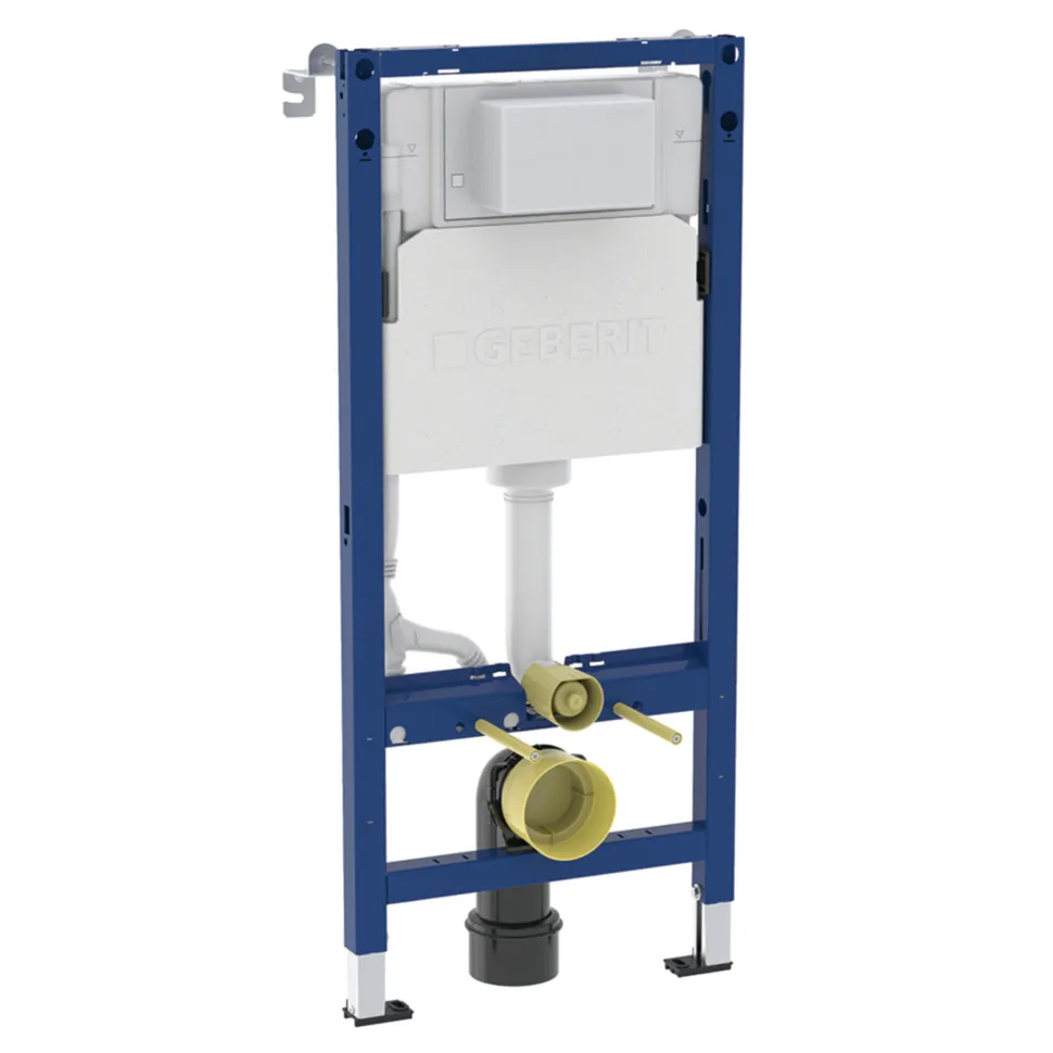 Geberit Duofix 1120mm Frame & Alpha Concealed Cistern for Wall Hung Toilet
