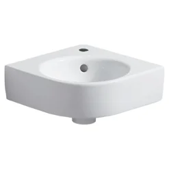 Geberit Selnova 450mm Compact Wall Hung Corner Basin
