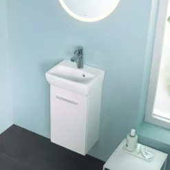 Geberit Selnova 360mm Wall Mounted Cloakroom Vanity Unit & Basin