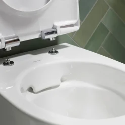 Geberit Selnova Rimless Compact Wall Hung Toilet & Soft Close Seat