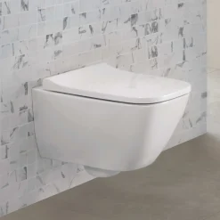 Geberit Smyle Rimless Compact Wall Hung Toilet & Soft Close Seat