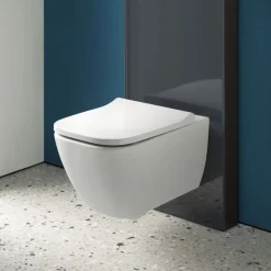 Geberit Smyle Rimless Wall Hung Pan & Soft Close Seat