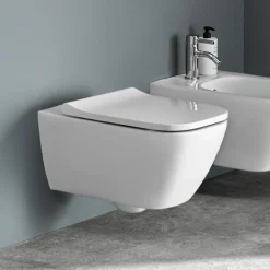 Geberit Smyle Rimless Wall Hung Pan & Soft Close Seat