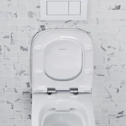 Geberit Smyle Rimless Wall Hung Pan & Soft Close Seat