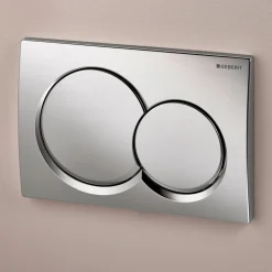 Geberit Wall-Hung 4-in-1 Sigma Cistern, Frame, Flush Plate, Smyle Rimless Pan & Soft Close Seat Pack