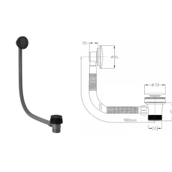 Harbour Acclaim Complete Matt Black Bathroom Suite with Shower Bath & Rimless Toilet