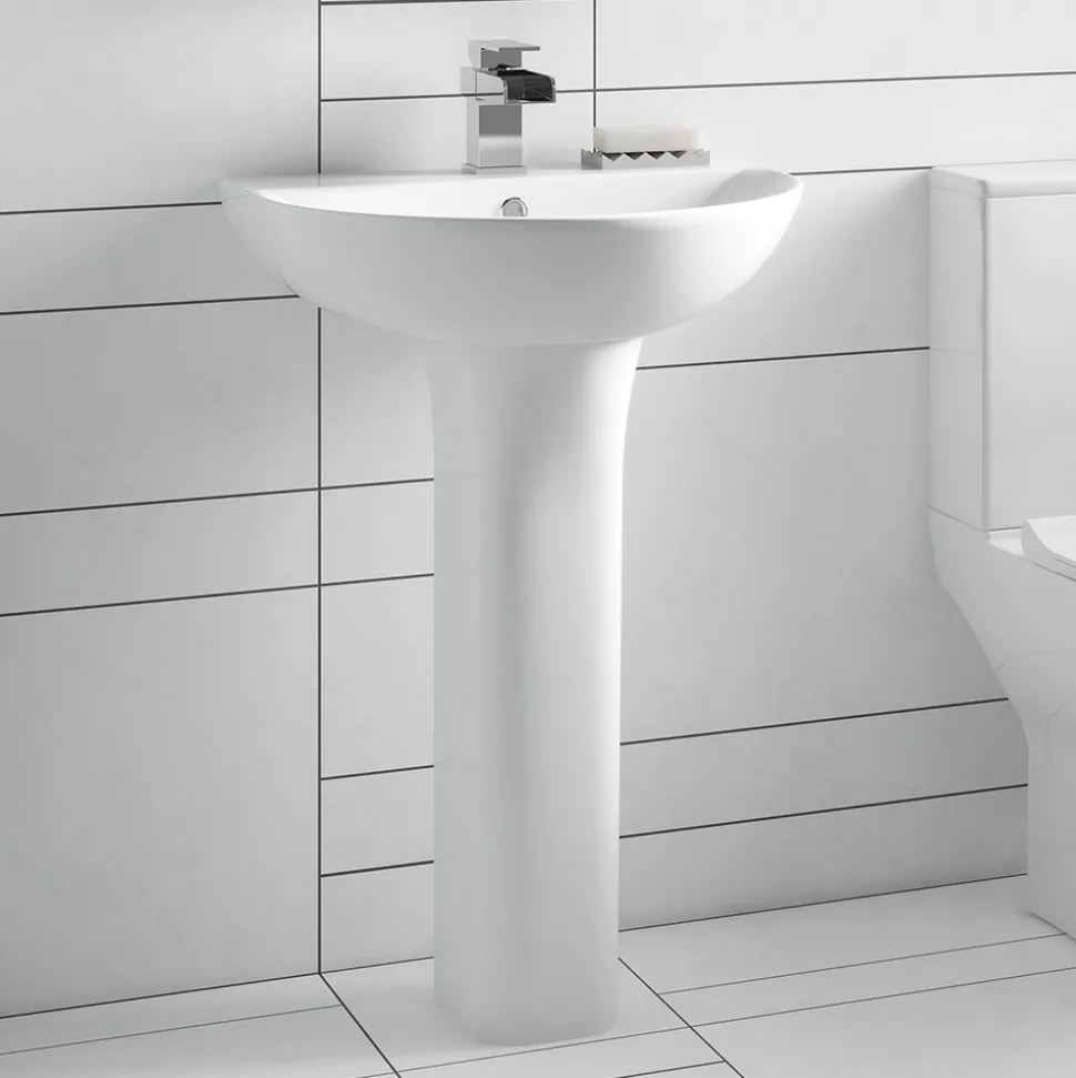 Harbour Acclaim Complete Matt Black Bathroom Suite with 1700mm P Shaped Shower Bath & Rimless Toilet