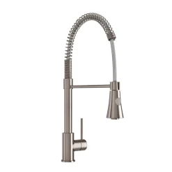 Harbour Acclaim Kitchen Tap with Flexible / Movable Multi-Function Spray - Brushed Stainless Steel