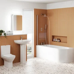 Harbour Acclaim 550mm 1 Tap Hole Basin & Full Pedestal