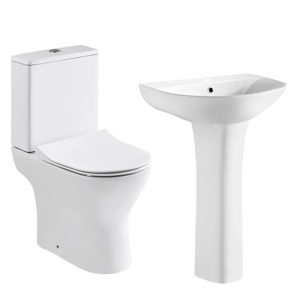 Harbour Acclaim Modern Bathroom Suite with Rimless Toilet