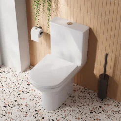 Harbour Acclaim Rimless Close Coupled Toilet & Soft Close Seat