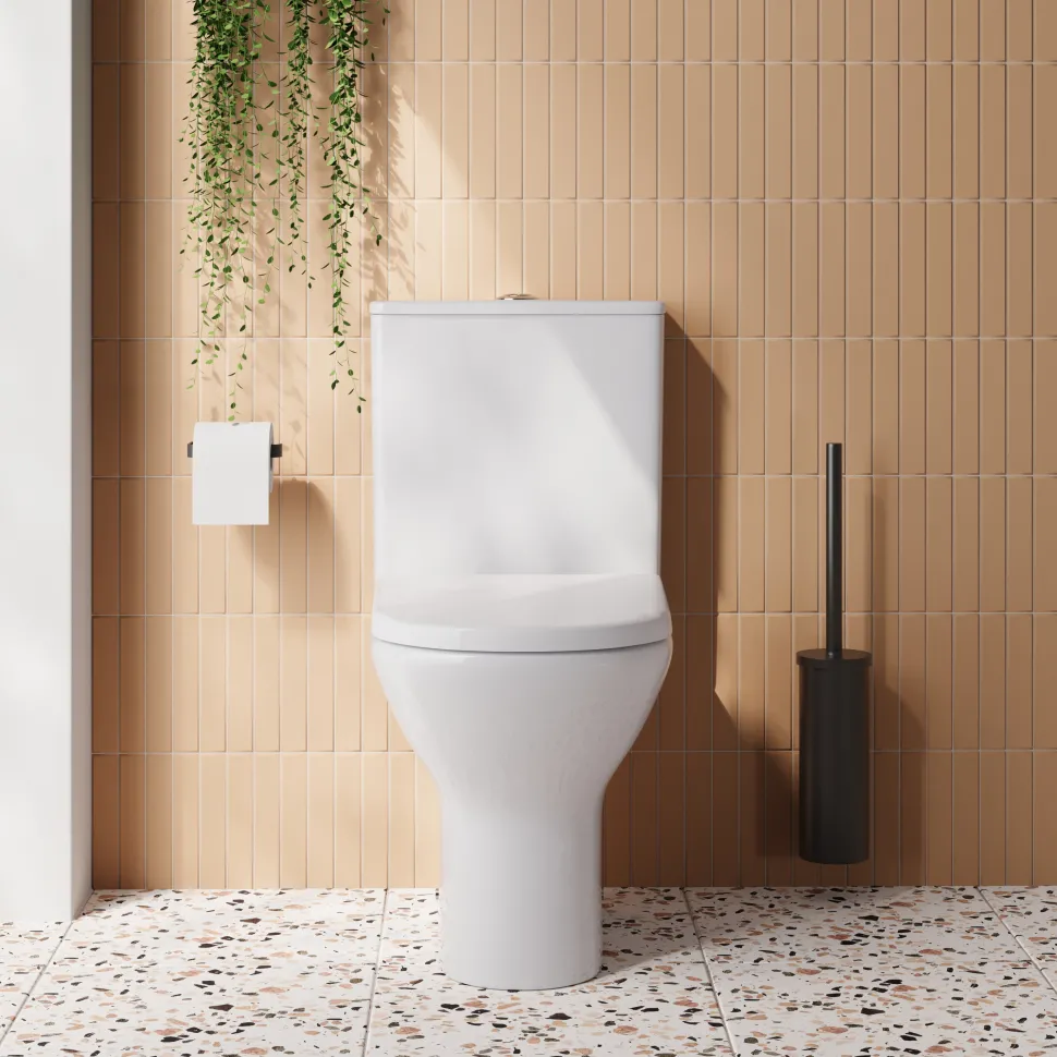 Harbour Acclaim Rimless Close Coupled Toilet & Soft Close Seat