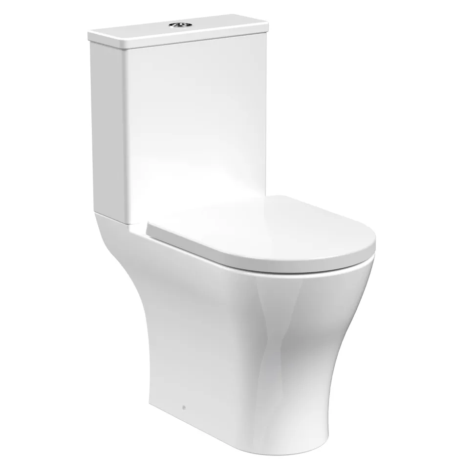 Harbour Acclaim Rimless Close Coupled Toilet & Soft Close Seat