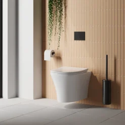Harbour Acclaim Rimless Short Projection Wall Hung Toilet & Soft Close Seat