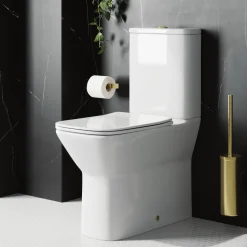 Harbour Alchemy Rimless Back to Wall Comfort Height Toilet & Soft Close Seat