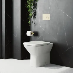 Harbour Alchemy Rimless Back to Wall Toilet & Soft Close Seat