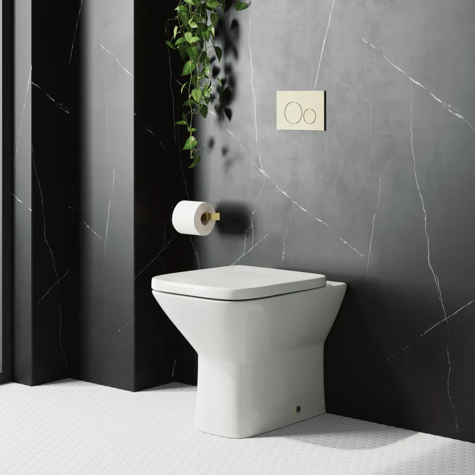 Harbour Alchemy Rimless Back to Wall Toilet & Soft Close Seat