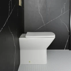 Harbour Alchemy Rimless Back to Wall Toilet & Soft Close Seat