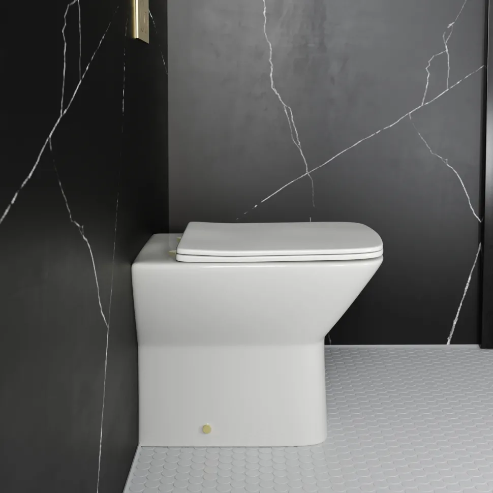 Harbour Alchemy Rimless Back to Wall Toilet & Soft Close Seat