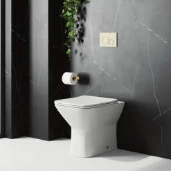 Harbour Alchemy Rimless Back to Wall Toilet & Soft Close Seat