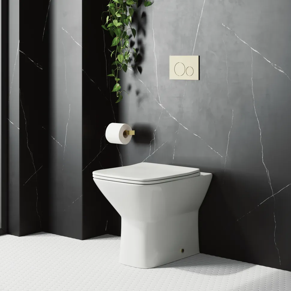 Harbour Alchemy Rimless Back to Wall Toilet & Soft Close Seat