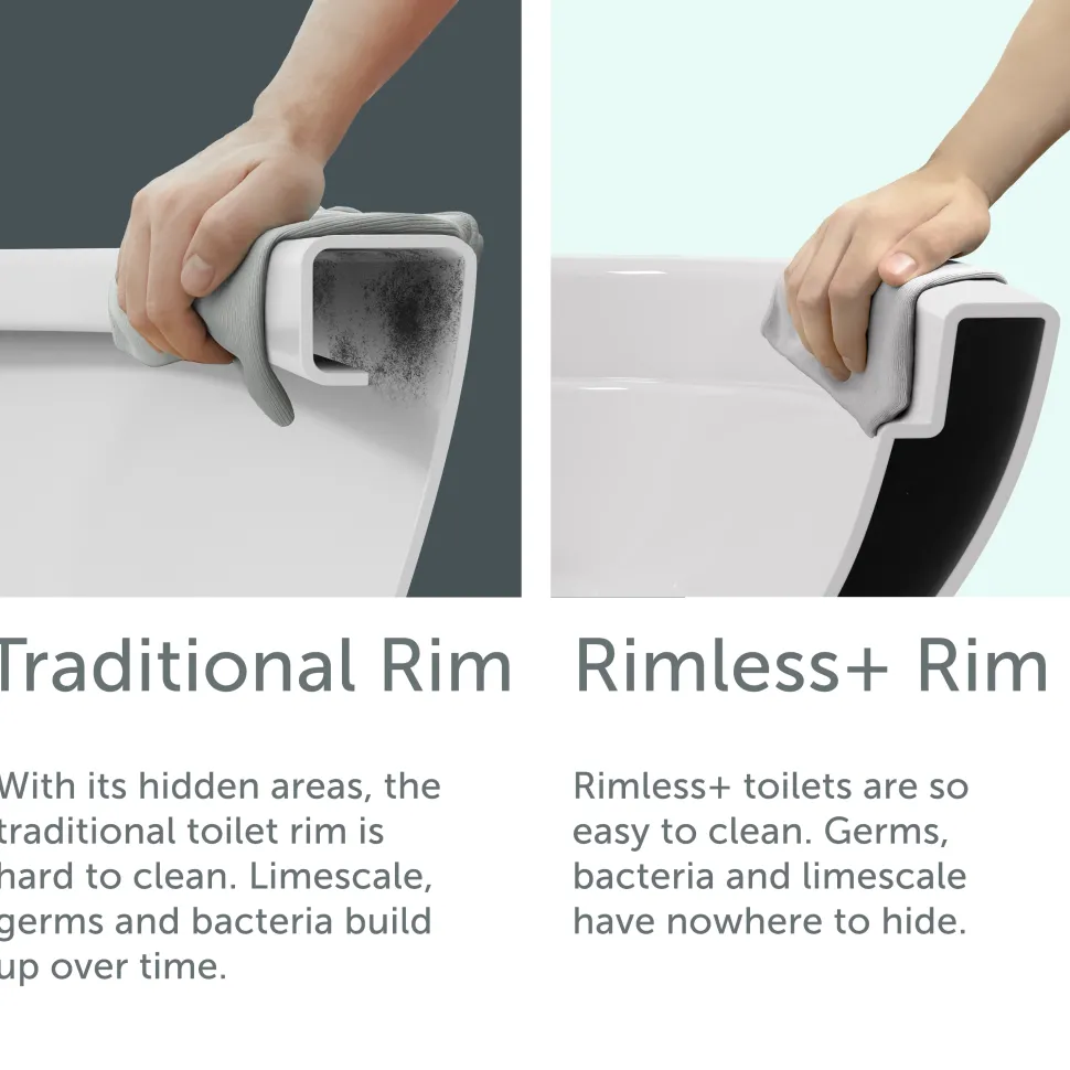 Harbour Alchemy Rimless Close Coupled Toilet & Soft Close Seat