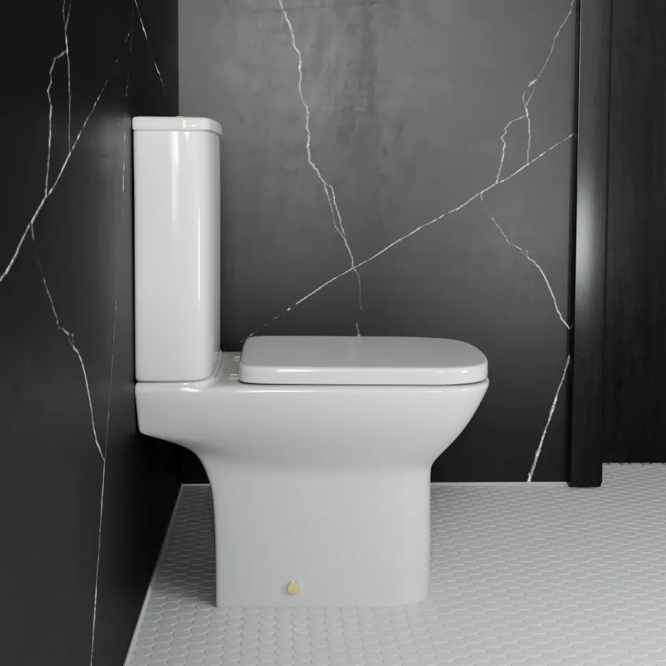 Harbour Alchemy Rimless Close Coupled Toilet & Soft Close Seat