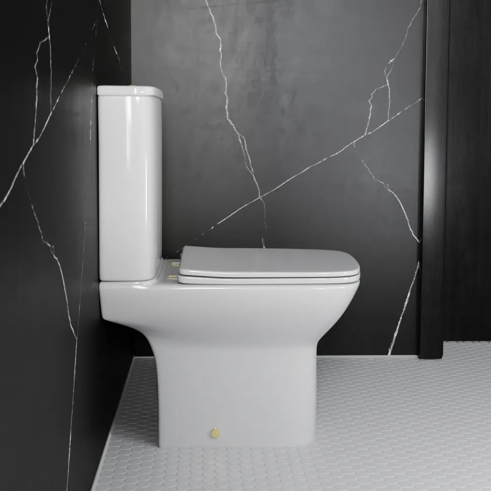 Harbour Alchemy Rimless Close Coupled Toilet & Soft Close Seat