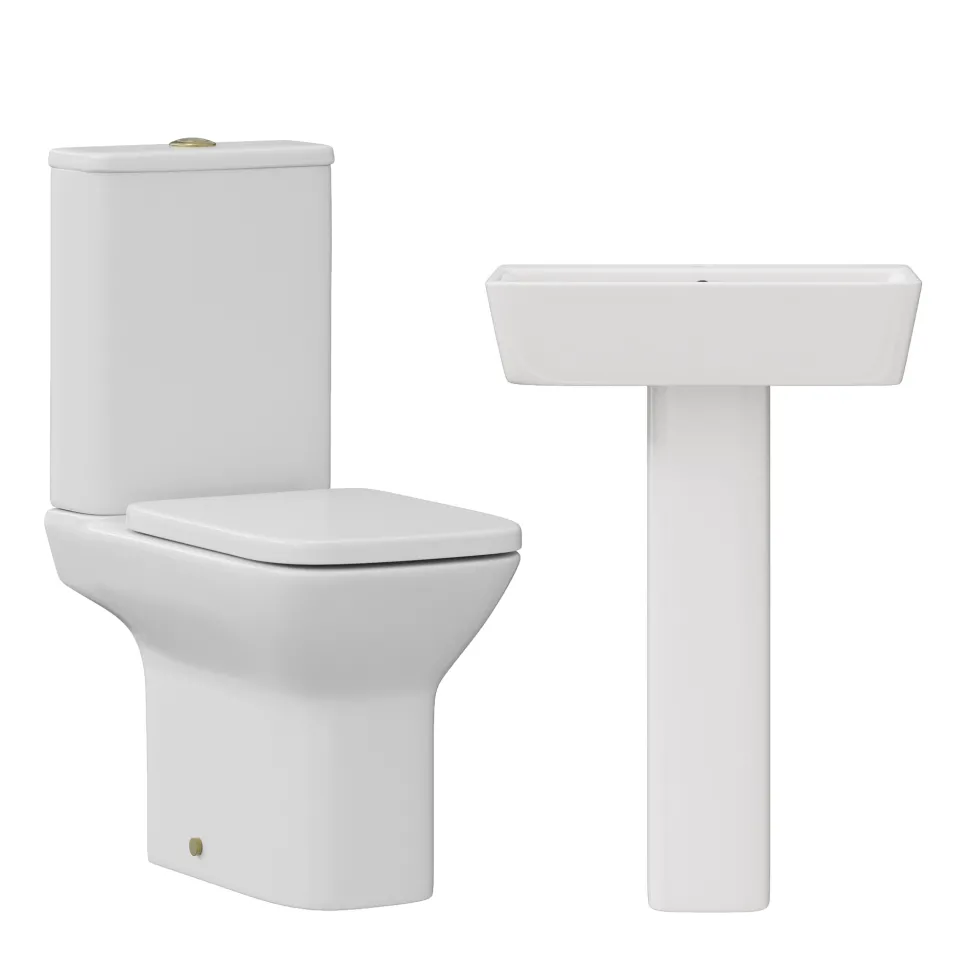 Harbour Alchemy Rimless Toilet & Basin Bathroom Suite