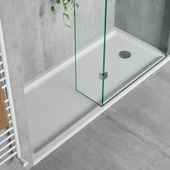 Harbour Anti Slip Gel Coated Stone Resin Bath Replacement Rectangular Shower Tray - 1700 x 700mm